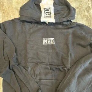 NWOT “NBD” Spittin Chiclets Black Hoodie